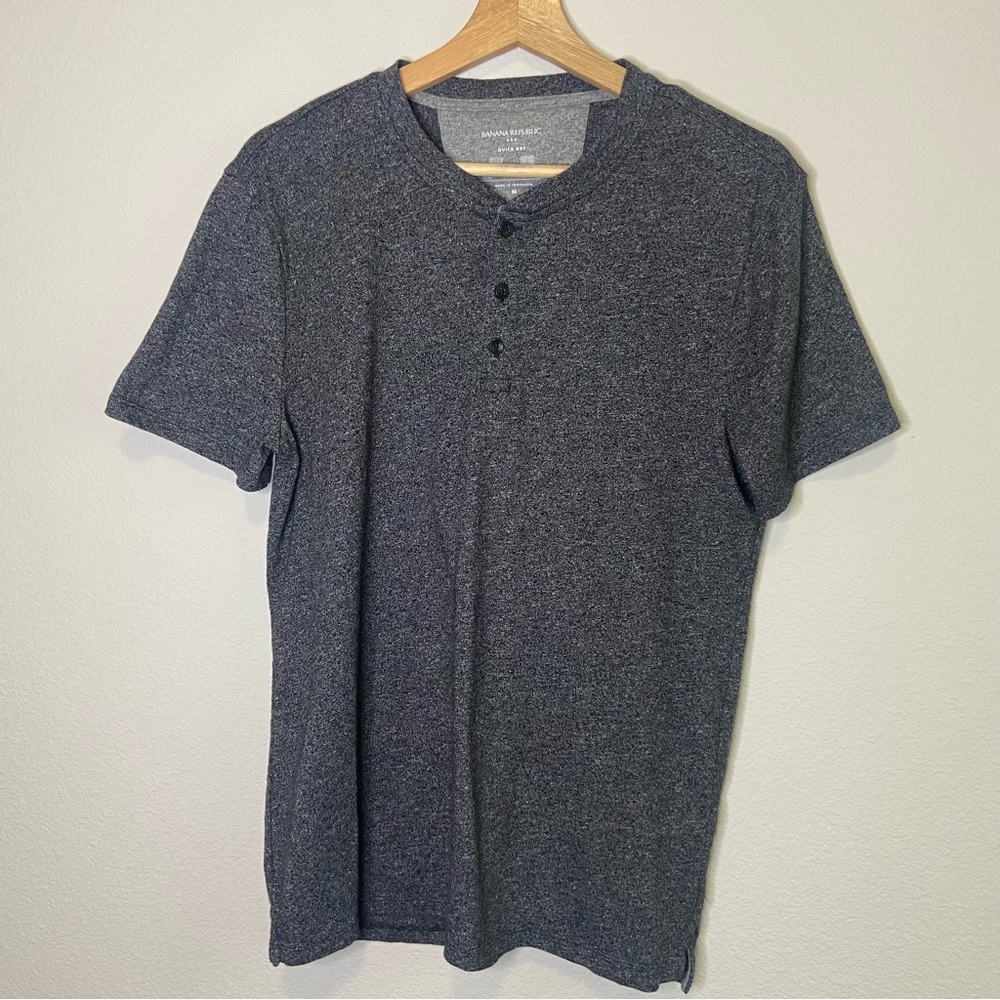 BANANA REPUBLIC Mens Quick Dry Breathable Short Sleeve Sz M